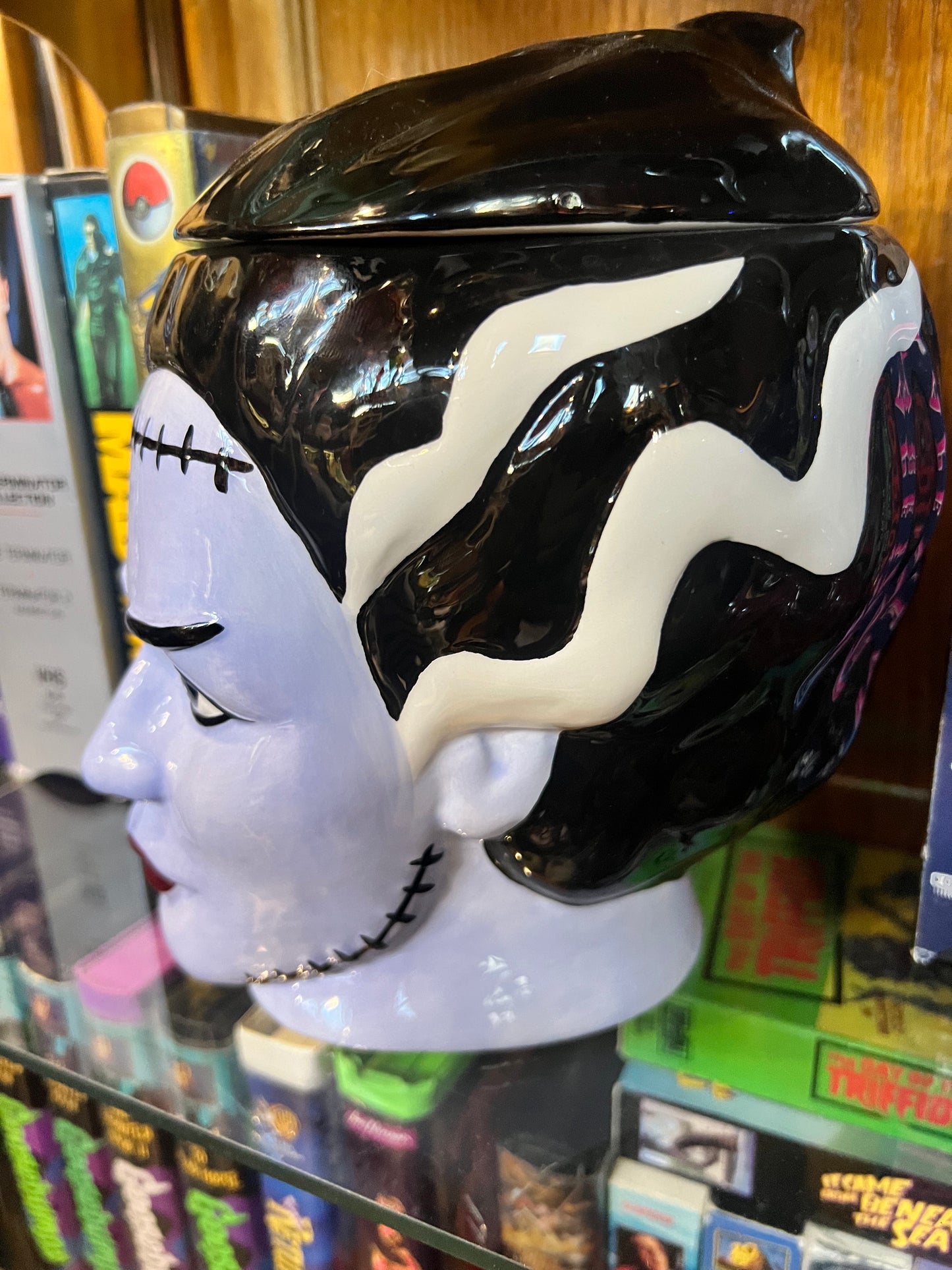 Bride of Frankenstein Cookie Jar