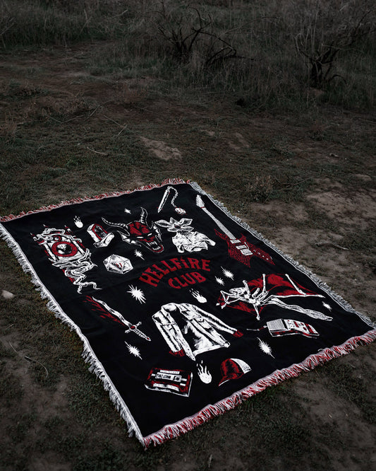 Stranger Things Woven Tapestry Blanket