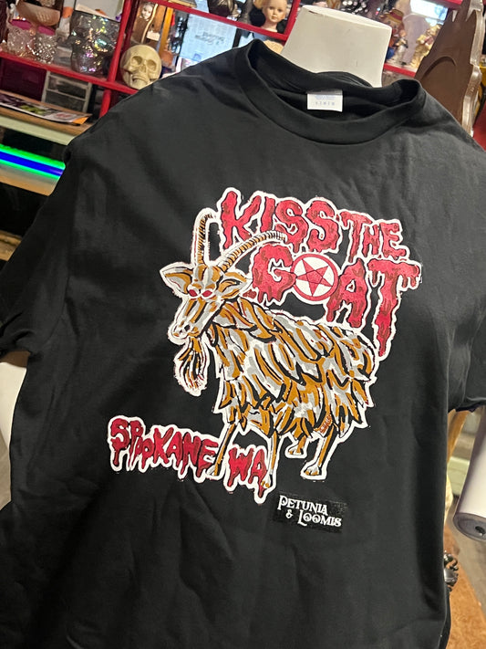 Kiss The Goat Garbage Goat T-shirt