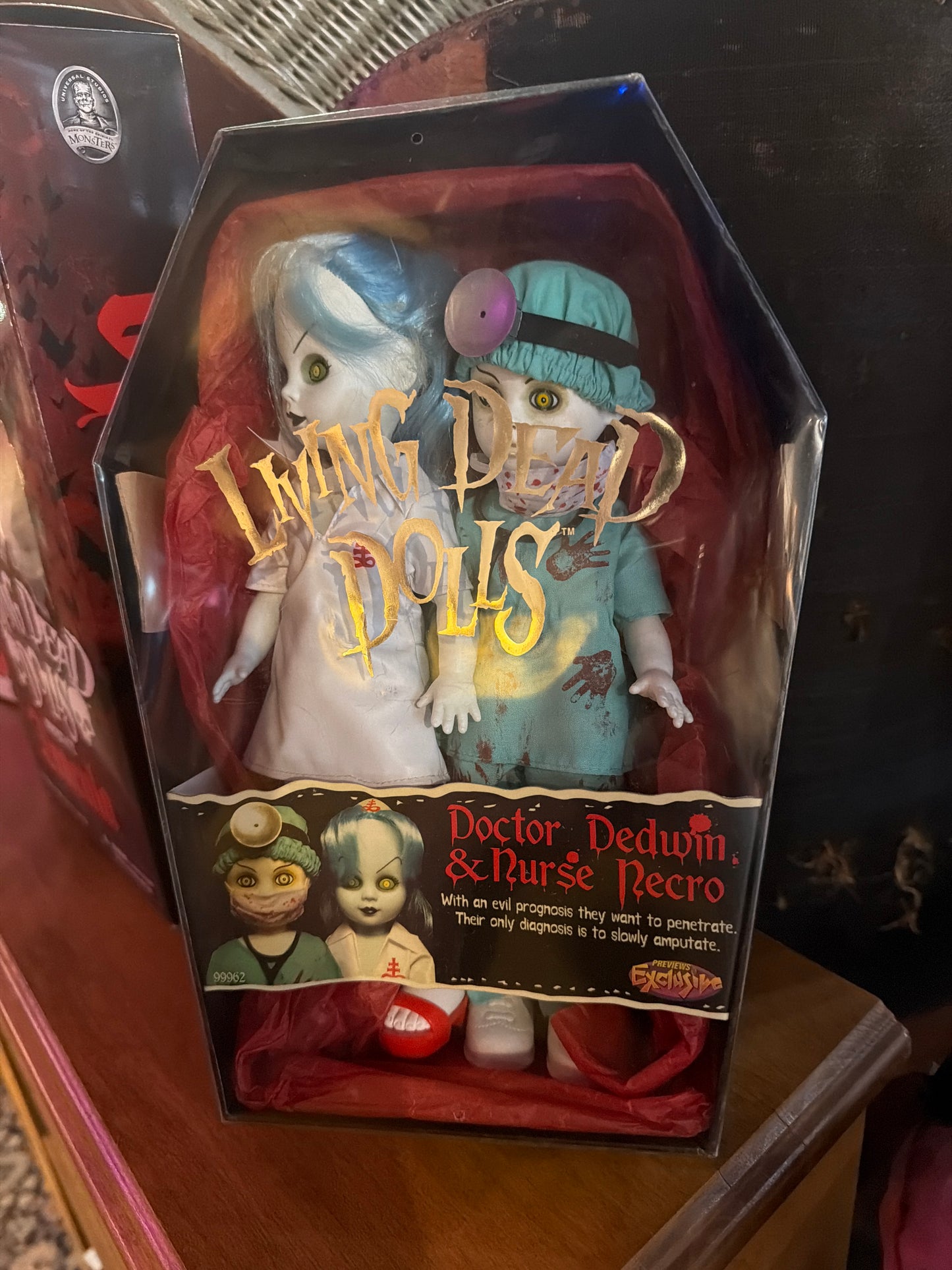 Living Dead Dolls Doctor Derwin & Nurse Necro