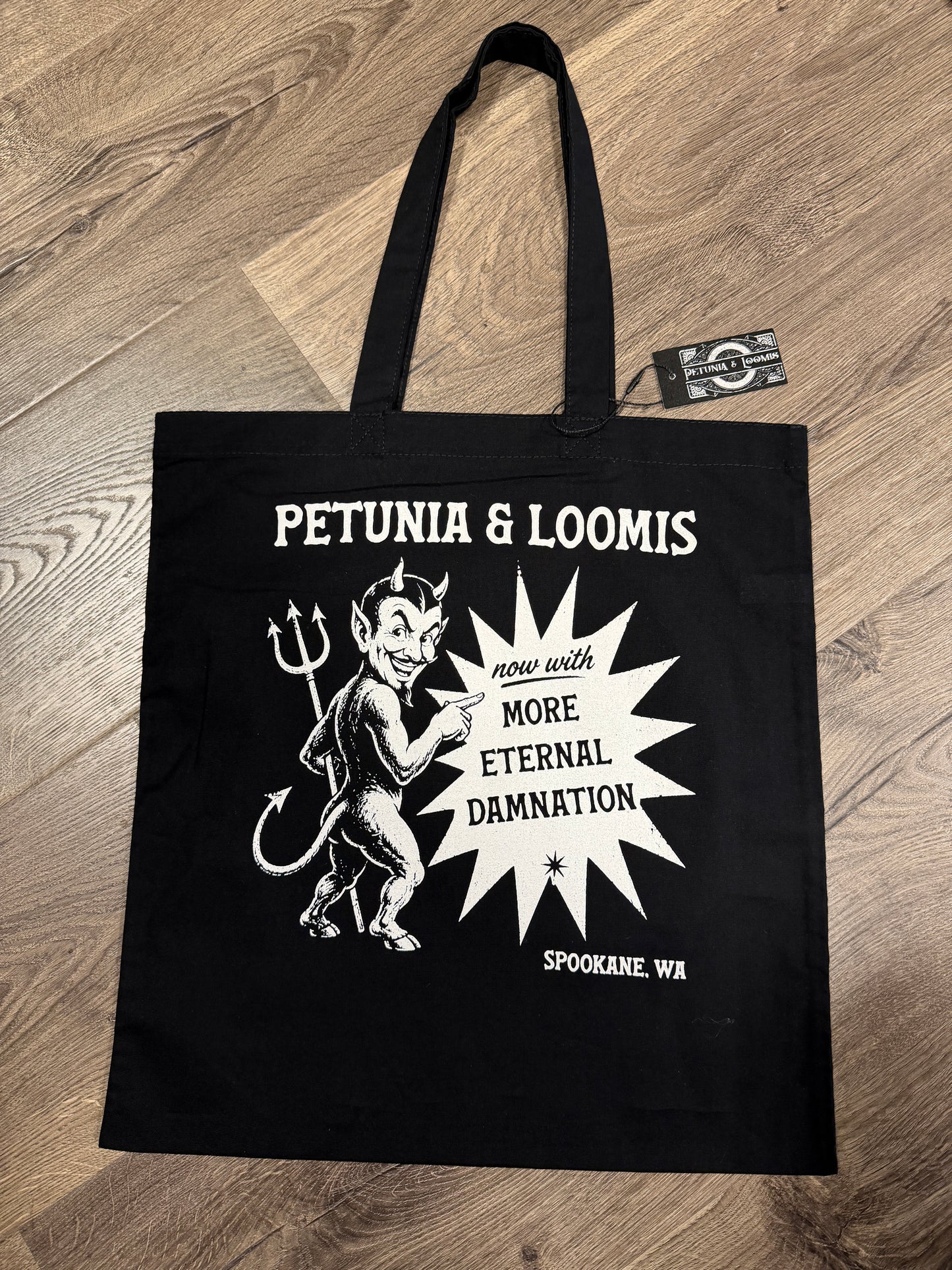 Petunia & Loomis “Eternal Damnation” Tote Bag