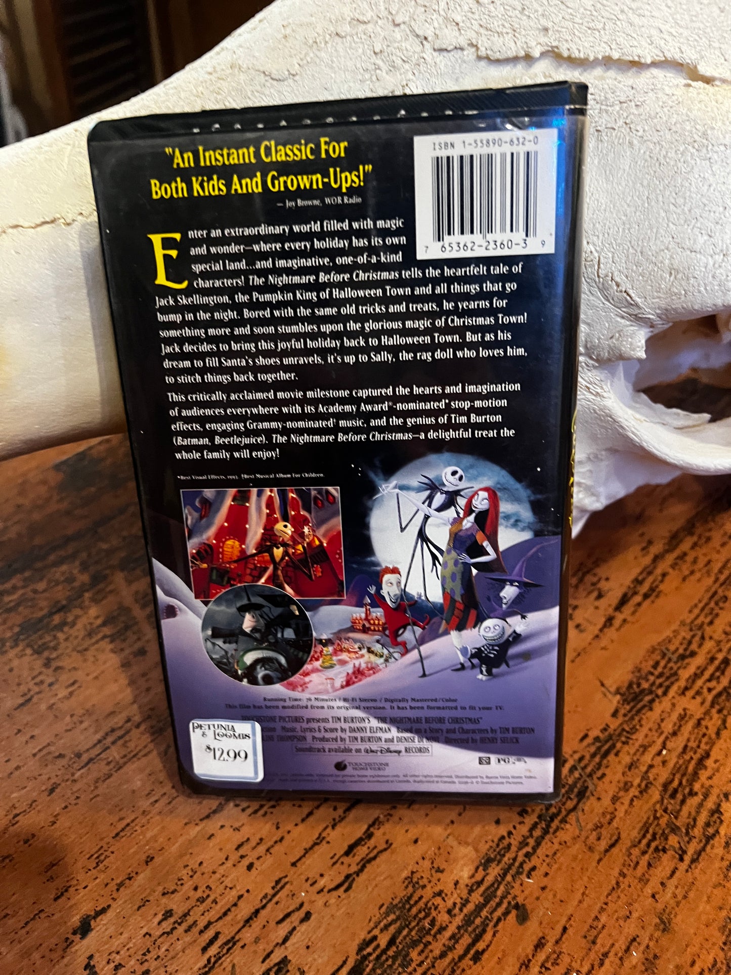 The Nightmare Before Christmas VHS