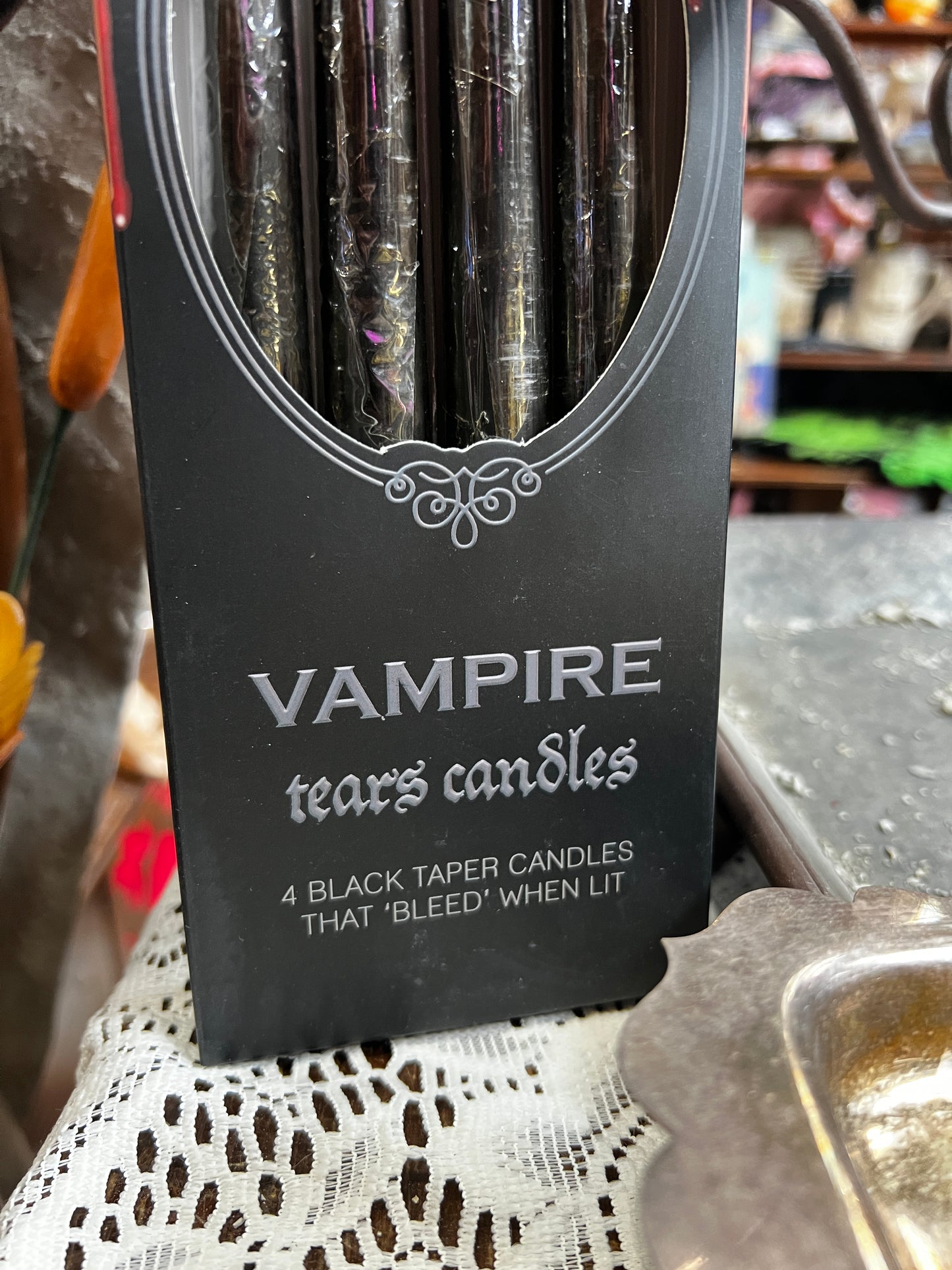 Vampire Tears “Bleeding” Taper Candle 4-Pack